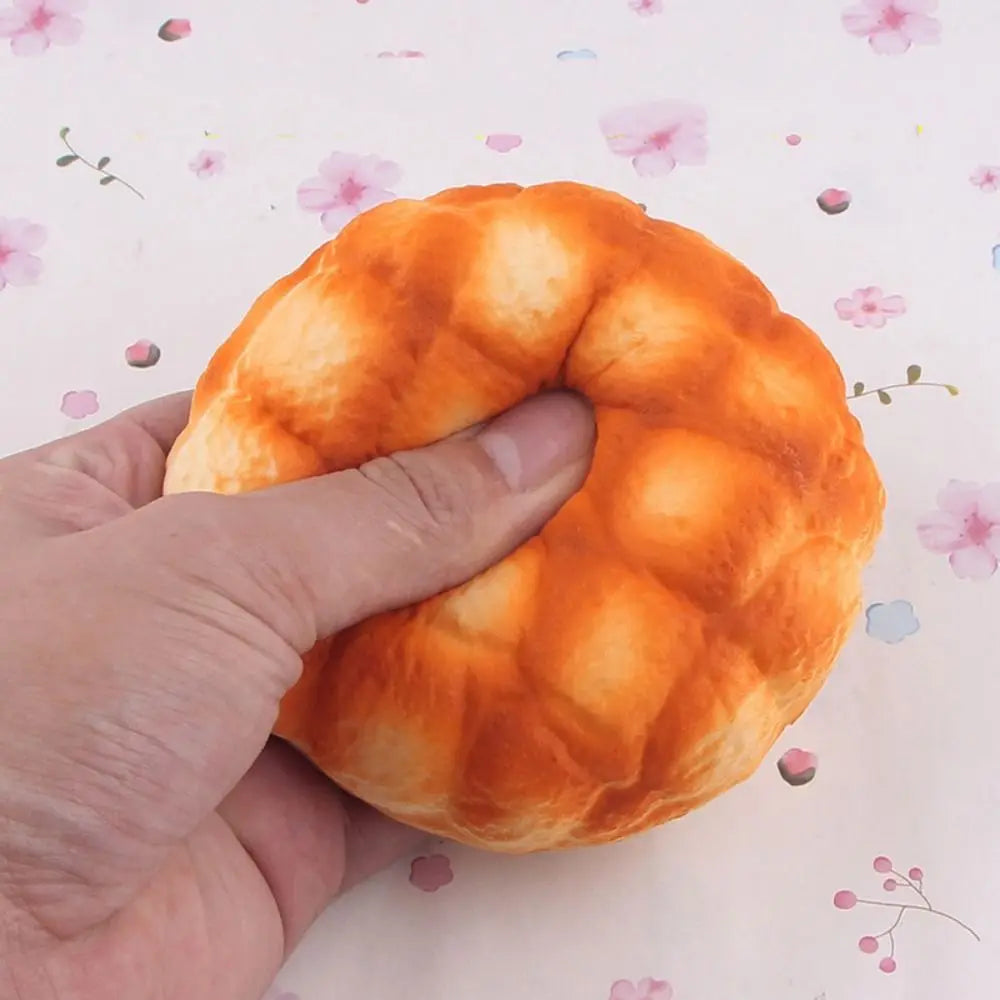 Stretch Squeezing Simulation Bread Squeeze Toy, Toast Cake Fake Food Model, Breakfast Squeeze Sensory Toys