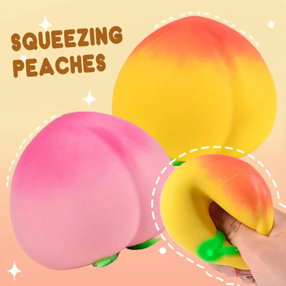Kawaii Cheeky Peach Squishy Soft Slow rise