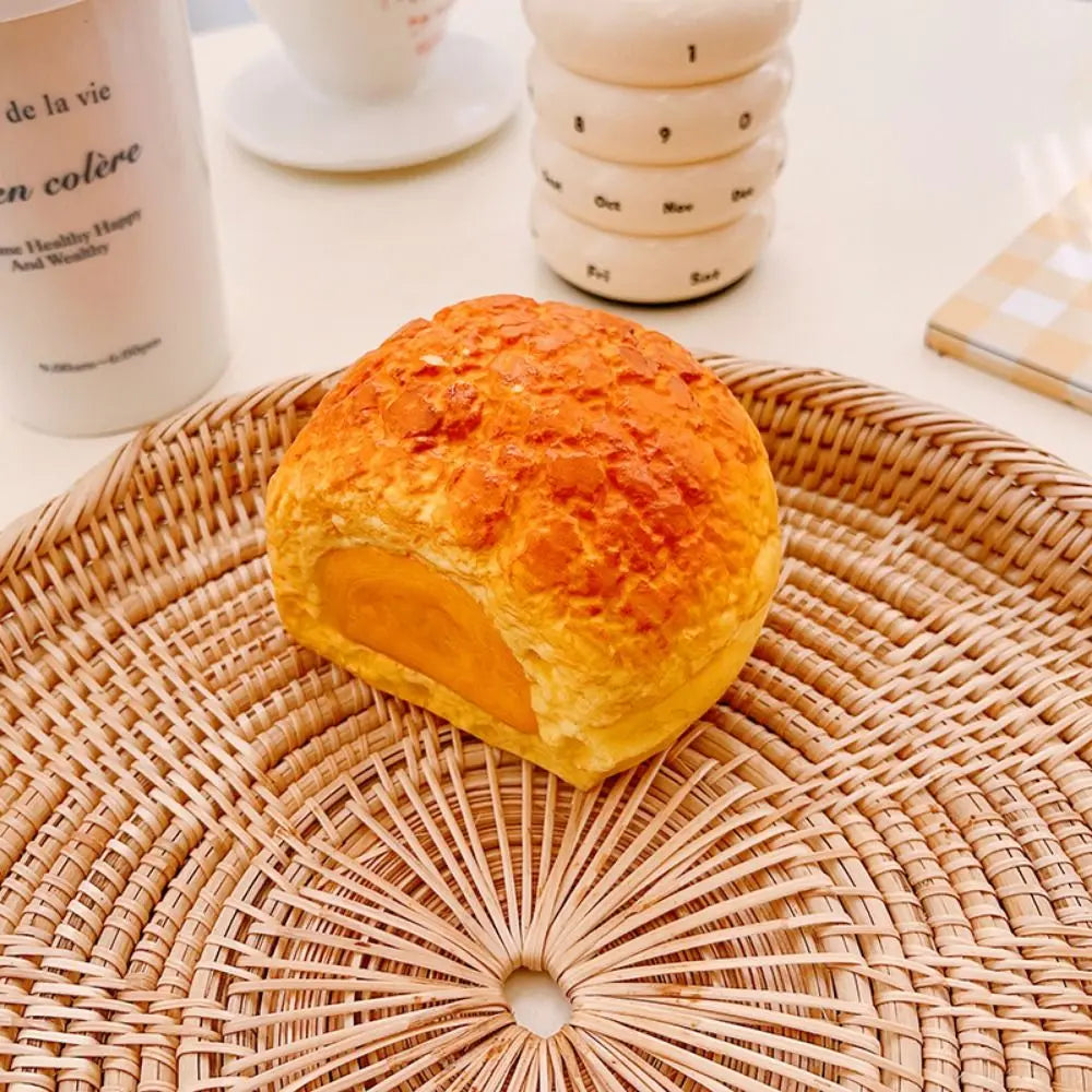 Simulation Bread Toast Squishy Slow Rising Rebound Squeeze Toy Anti Stress Relief