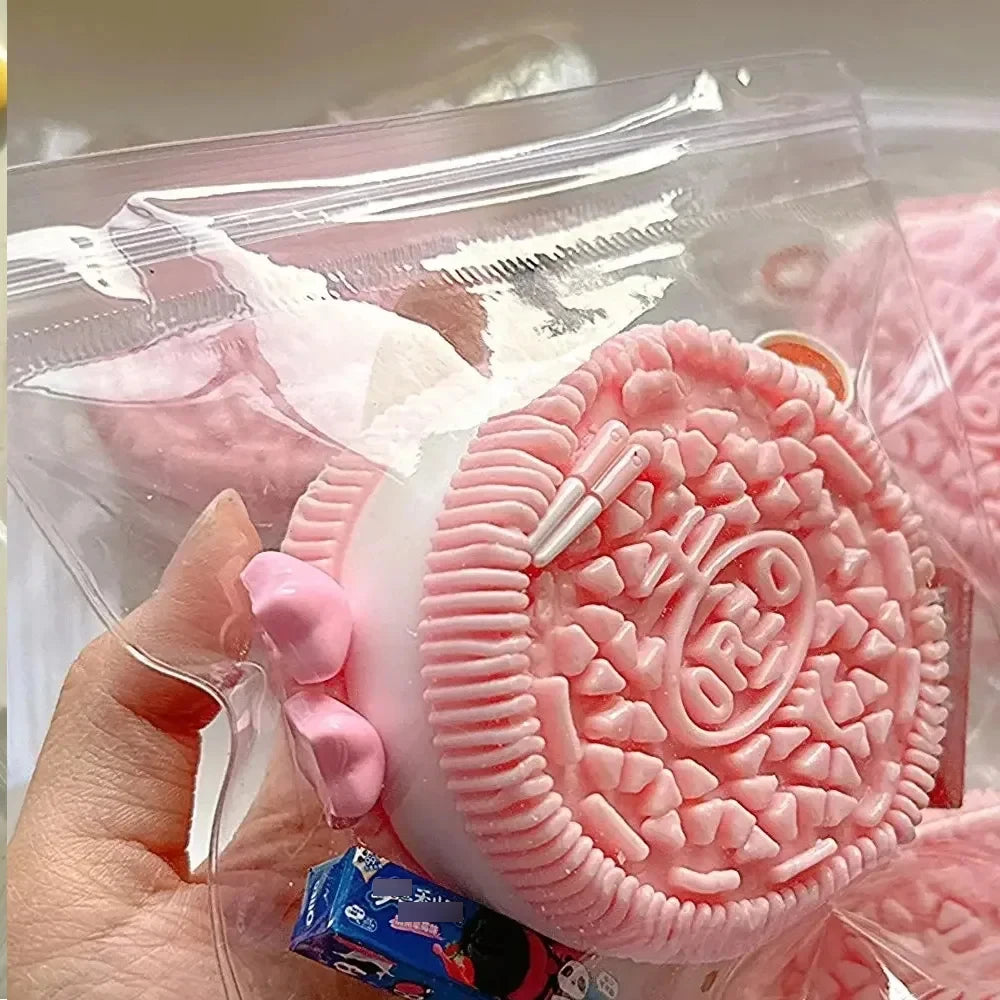 Handmade Silicone Cookie Stress Relief Soft Sticky Toy