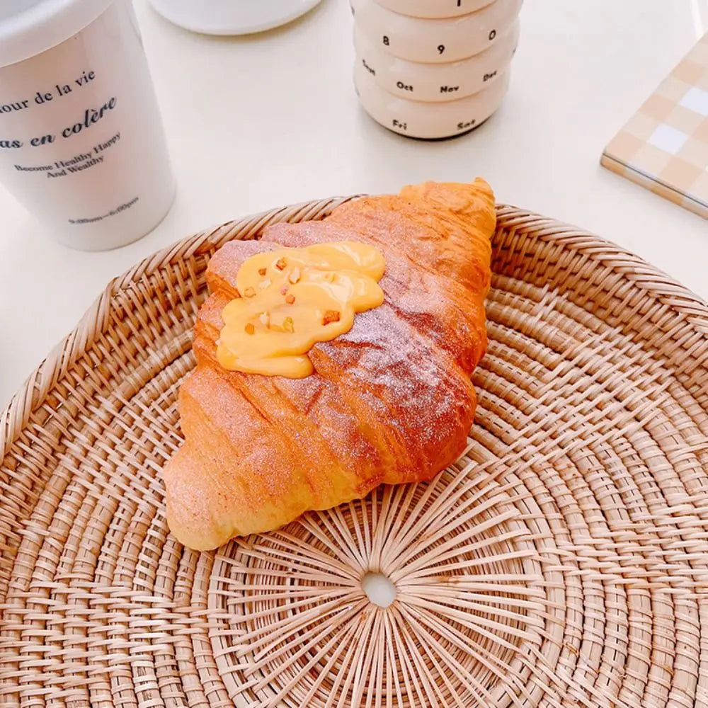 Simulation Bread Toast Squishy Slow Rising Rebound Squeeze Toy Anti Stress Relief