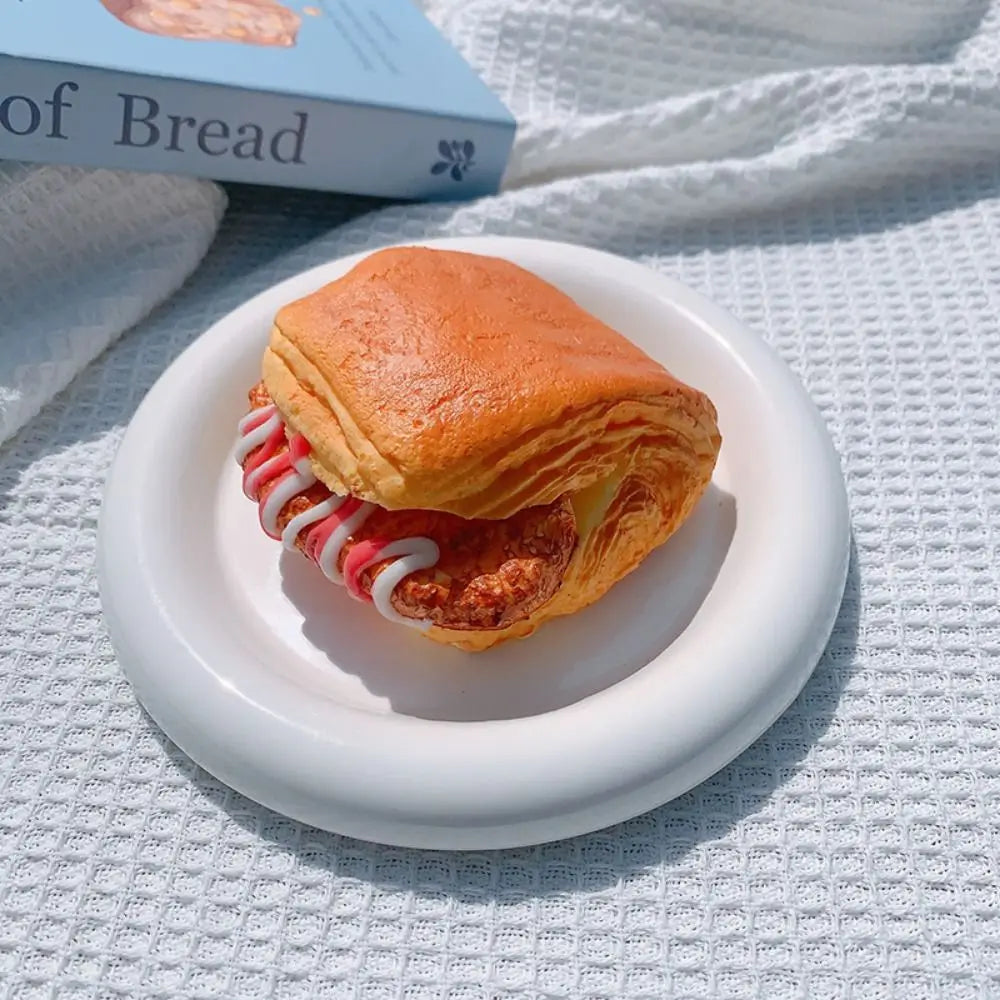 Simulation Bread Toast Squishy Slow Rising Rebound Squeeze Toy Anti Stress Relief