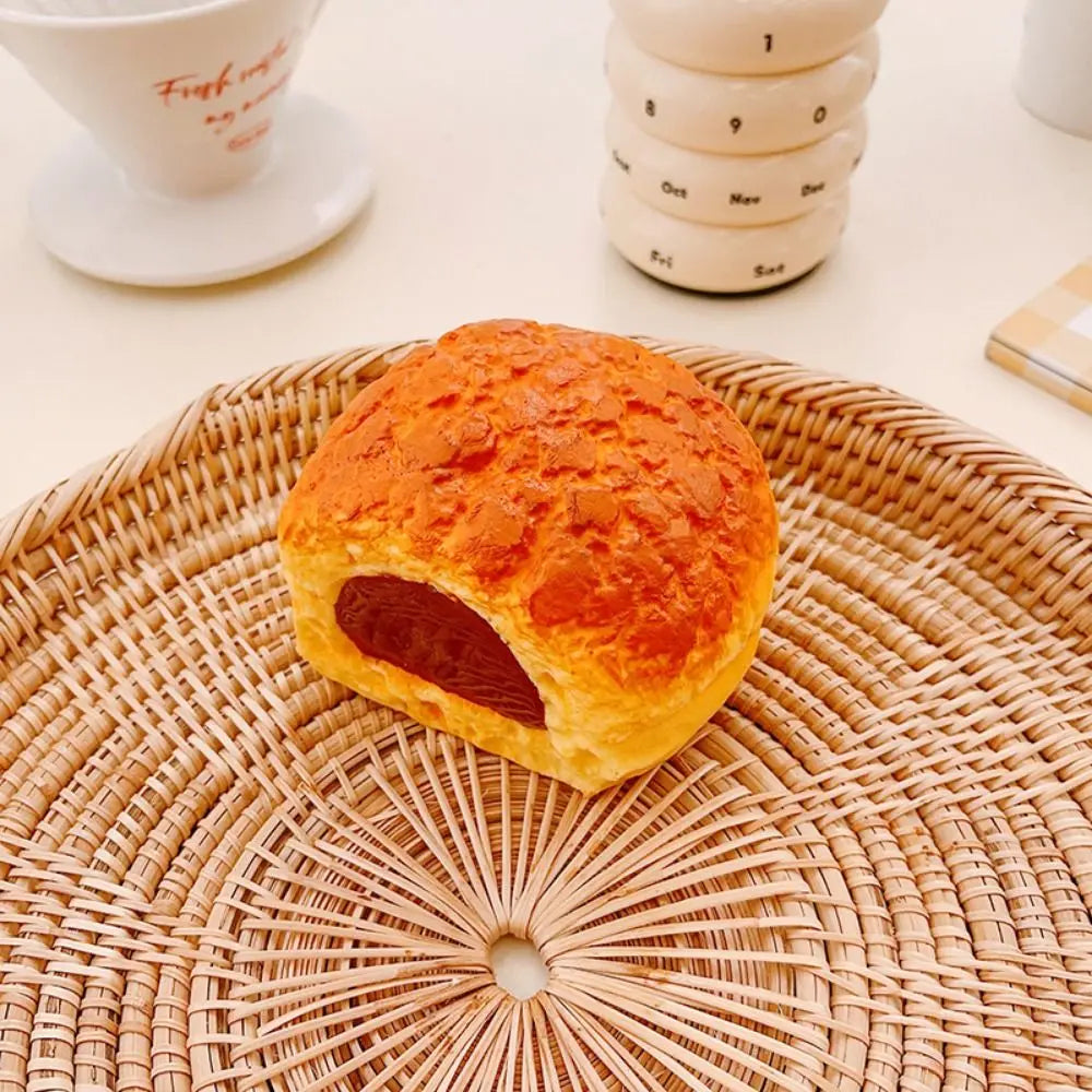 Simulation Bread Toast Squishy Slow Rising Rebound Squeeze Toy Anti Stress Relief