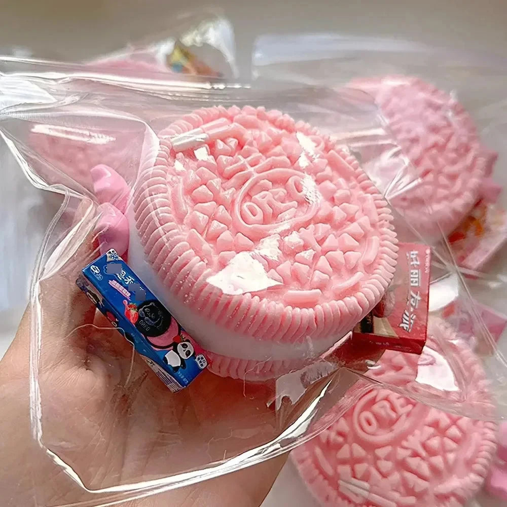 Handmade Silicone Cookie Stress Relief Soft Sticky Toy