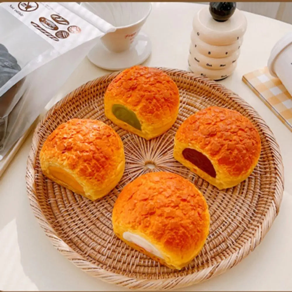 Simulation Bread Toast Squishy Slow Rising Rebound Squeeze Toy Anti Stress Relief
