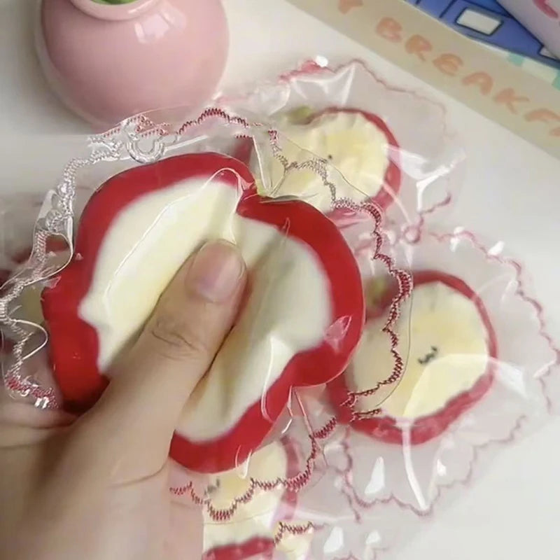 Apple, Strawyberry, Blueberry Tart, Slice , Premium Squishy