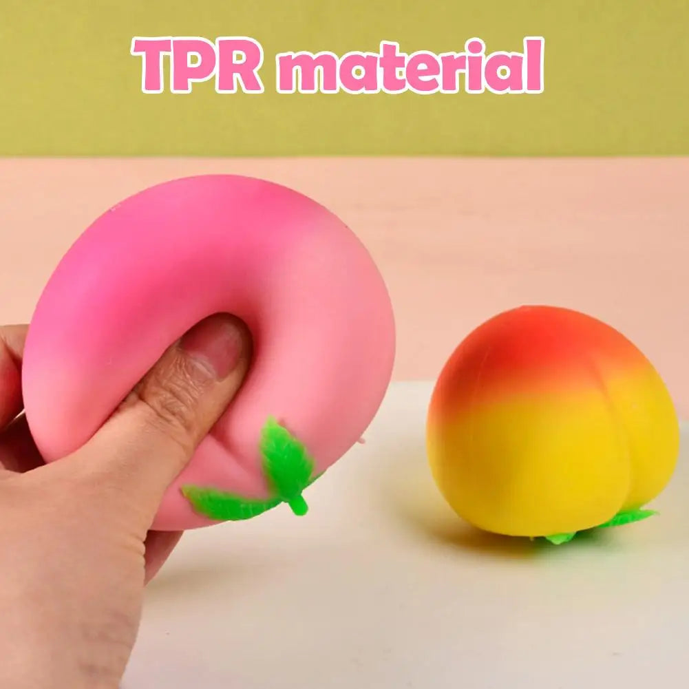 Kawaii Cheeky Peach Squishy Soft Slow rise